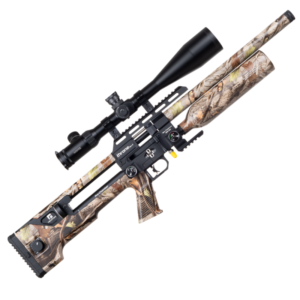 Rifle PCP Reximex Throne Generación 2 camuflado calibre 5.5 mm.