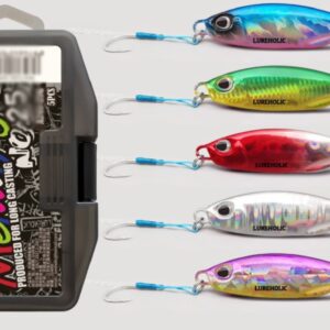 JIGS LUREHOLIC SUBMARINE COMBO X5 + CAJA 15 gr