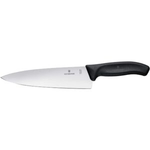 Cuchillo para trinchar Swiss Classic color Negro. Hoja 20 cm. Victorinox 6.8063.20G