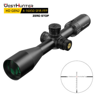 Mira Telescópica WestHunter HD Gen2 4-16x50 SFIR FFP Zero Stop