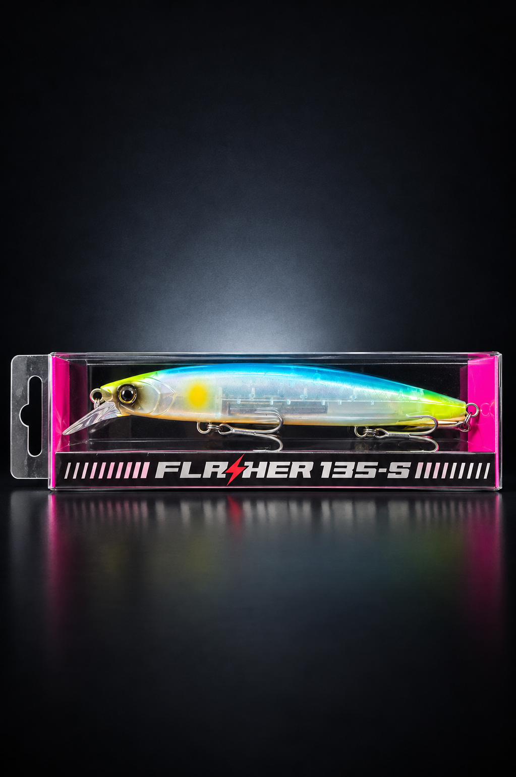 Señuelo Sugoi Flasher 135-S 30g FS-051 Pejerrey Green Yellow - Imagen 2